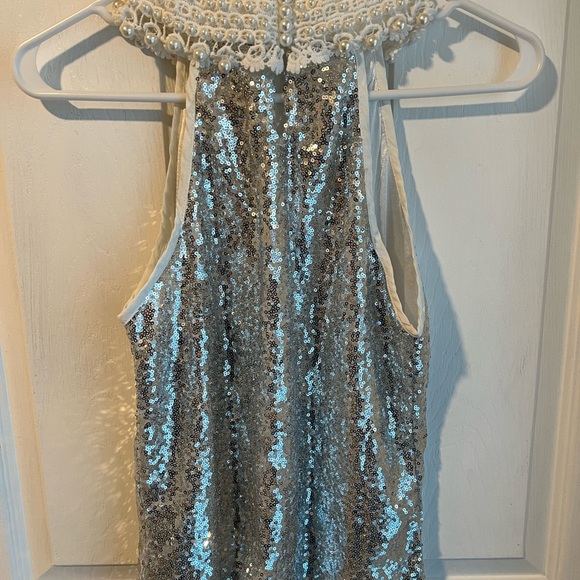 Anna Kaci Sparkle n’ Shine Collection Halter Top - Picture 5 of 9